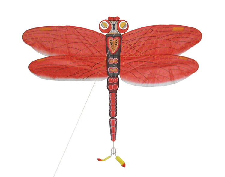 包邮潍坊杨家埠手工扎制工艺礼品成人3d立体蜻蜓风筝