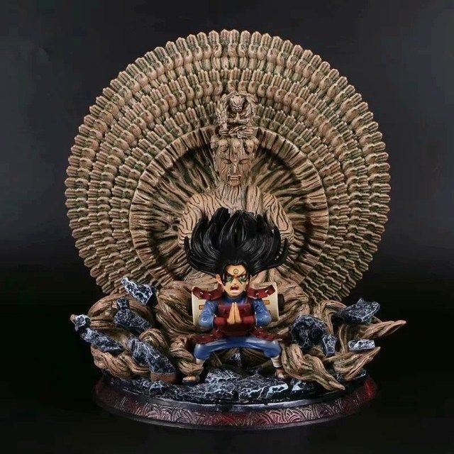 千手火影忍者之神gk初代柱间仙法木遁真数手办毛绒