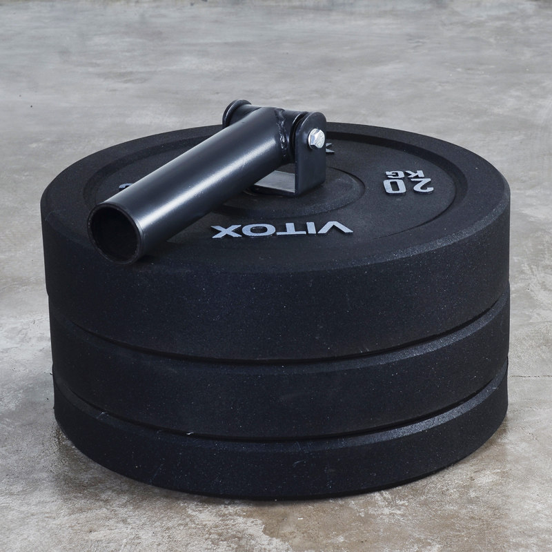 杠铃杆双轴承炮筒炮架地雷爆发力核心力量硬拉划力量训练器械局部型