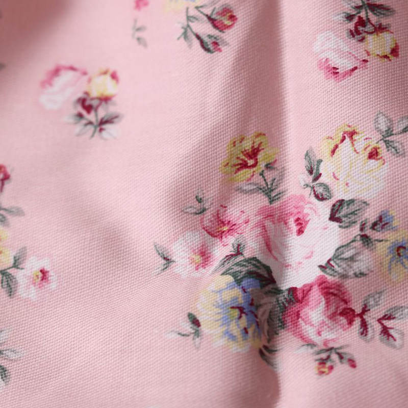 田园碎花纯棉布料床单被套四件套床品面料斜纹宽幅全棉布加工定做