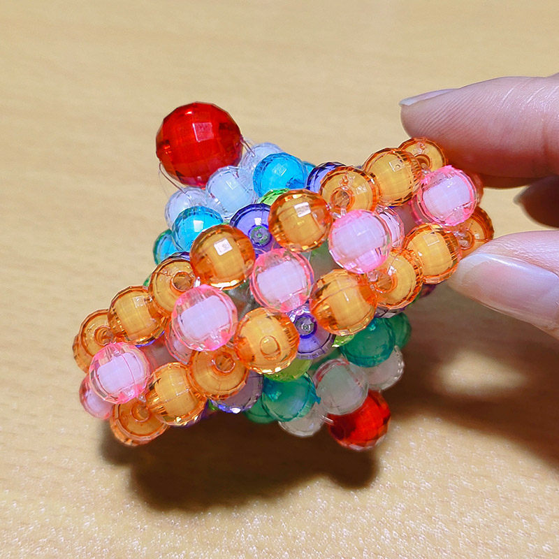 串珠成人创意编织散珠玩具陀螺发光儿童手工其他diy饰品配件