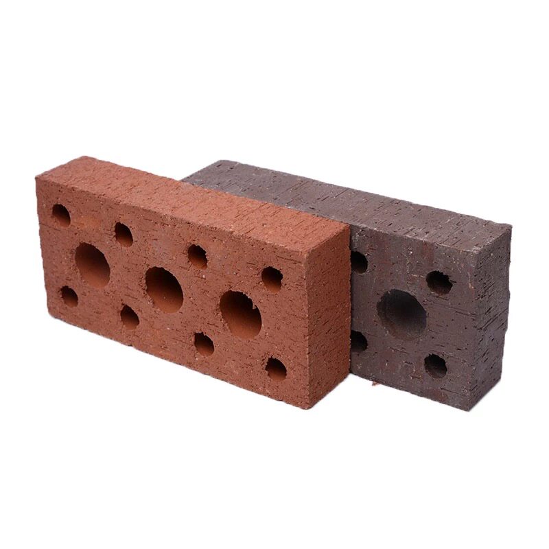 大规规格陶砖幕墙多孔清水砌砖干挂砖穿芯砖多孔砖