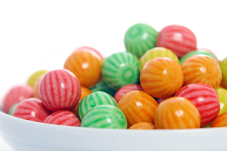 30条包邮1条5颗漂亮兔爆西瓜泡泡糖口香糖