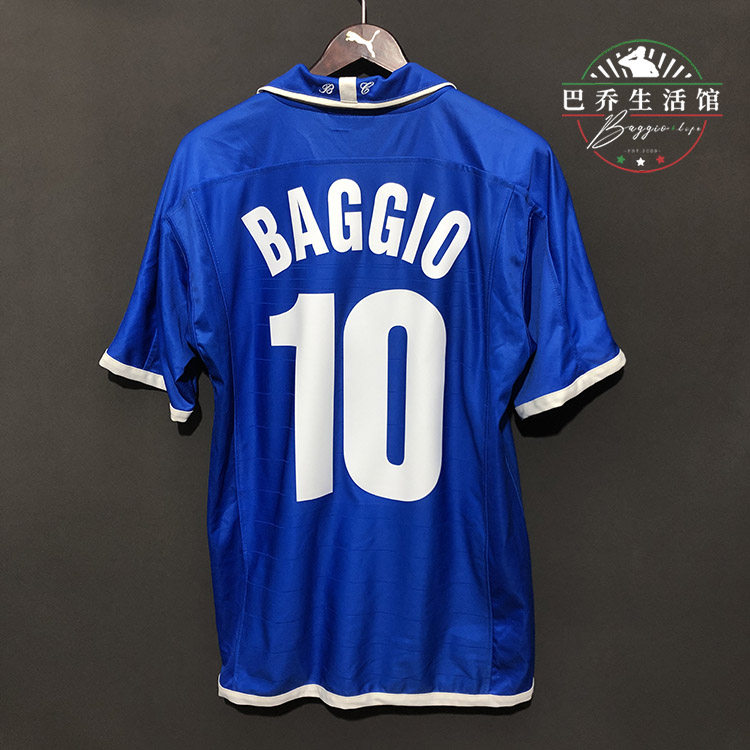 20032004布雷西亚意甲经典足球球衣队服球员巴乔足球服