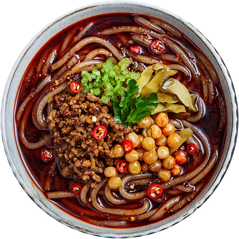 一碗好面 重庆肉酱酸辣粉 正宗酸辣味速食方便粗粉条粉丝整箱包邮