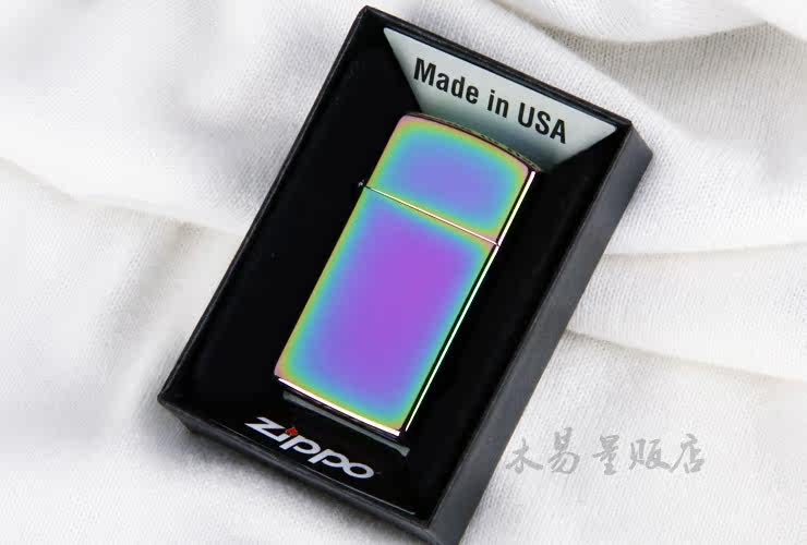 zippo打火机美版纤巧机子幻彩20493时尚之选便携zippo