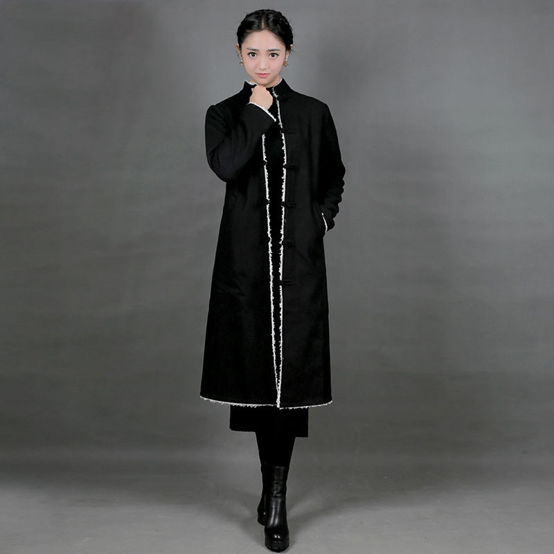 原创冬季新款民族风改良中国古装唐装复古中式民族服装