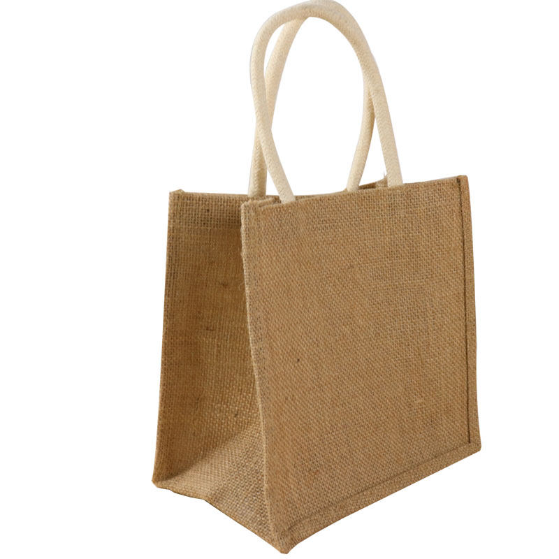 手绘学生购物袋棉麻小清新韩版麻布包学生简约文艺购物袋