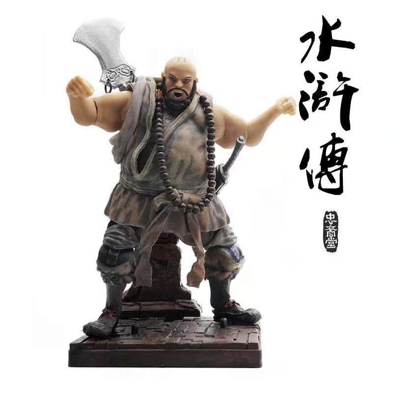 忠裔原创手办复古玩具水浒传模型兵人专区关节兵人专区