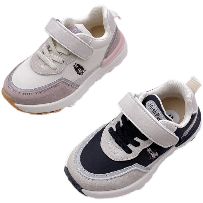 正品hushpuppies暇步士童鞋2021秋款男女童阿甘休闲舒适运动鞋