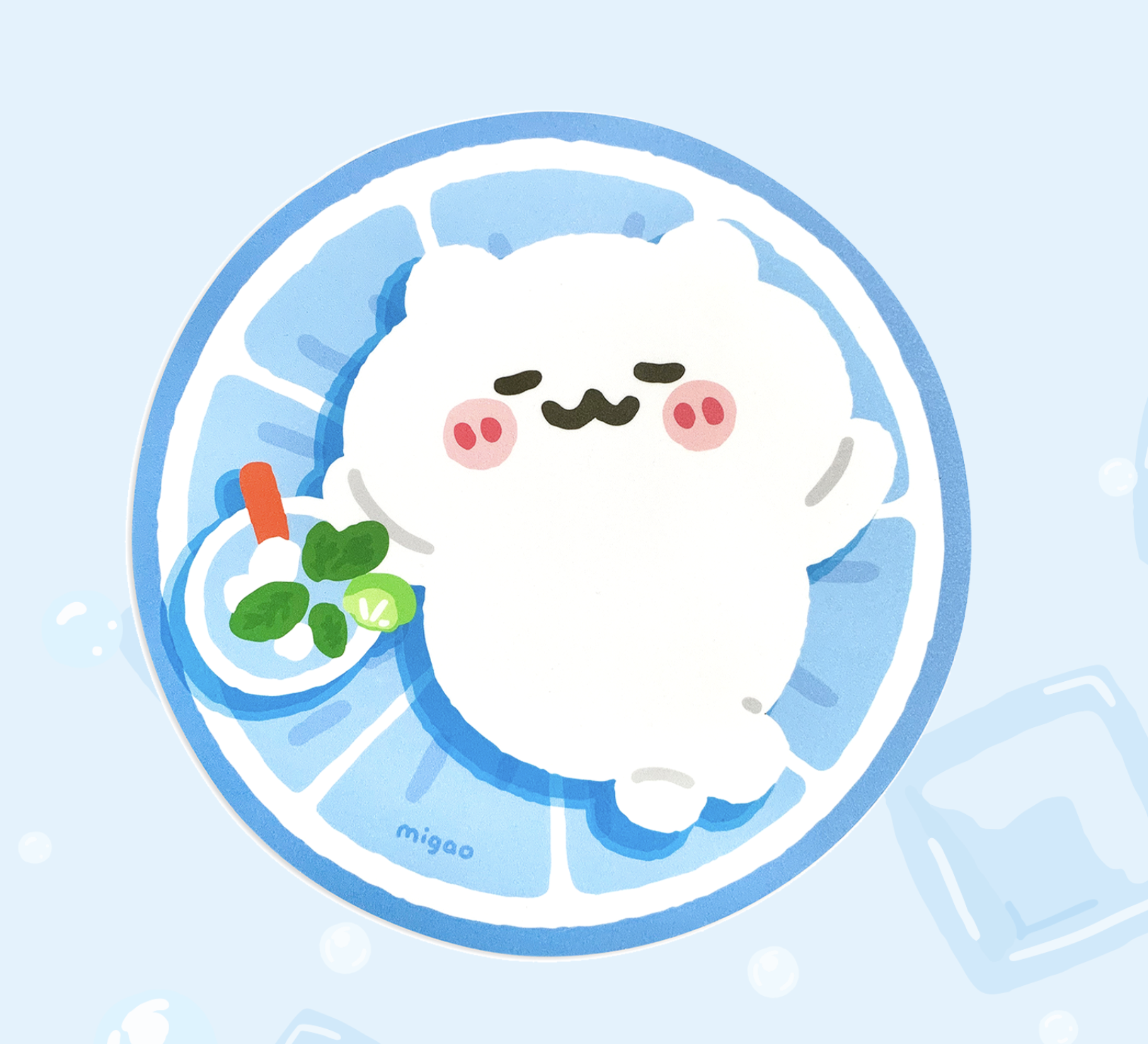 鼠标垫bm原创ins可爱米糕小号创意创意家家用鼠标垫