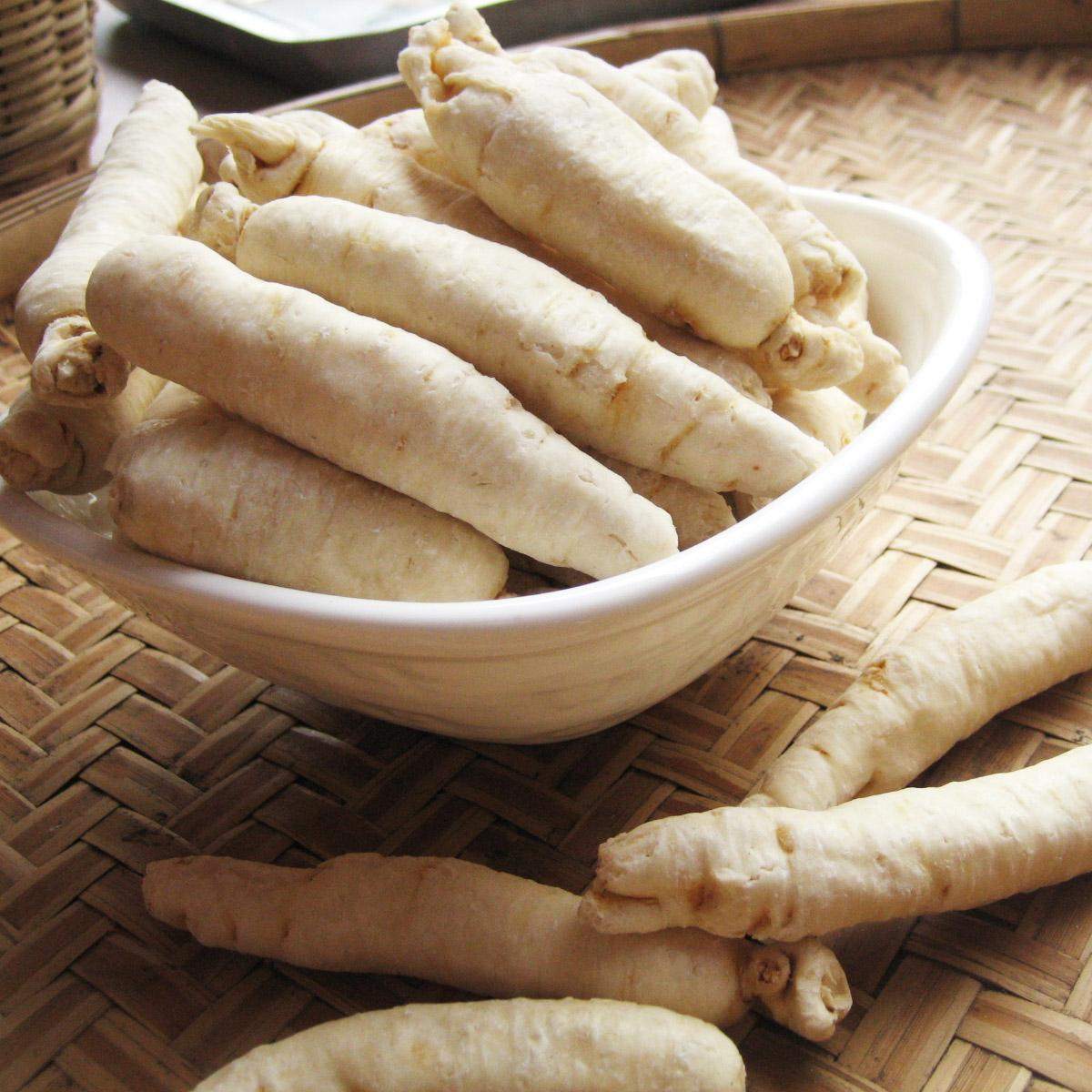 白糖130元500g沙糖参甜高丽白高丽长白山人参节白人参