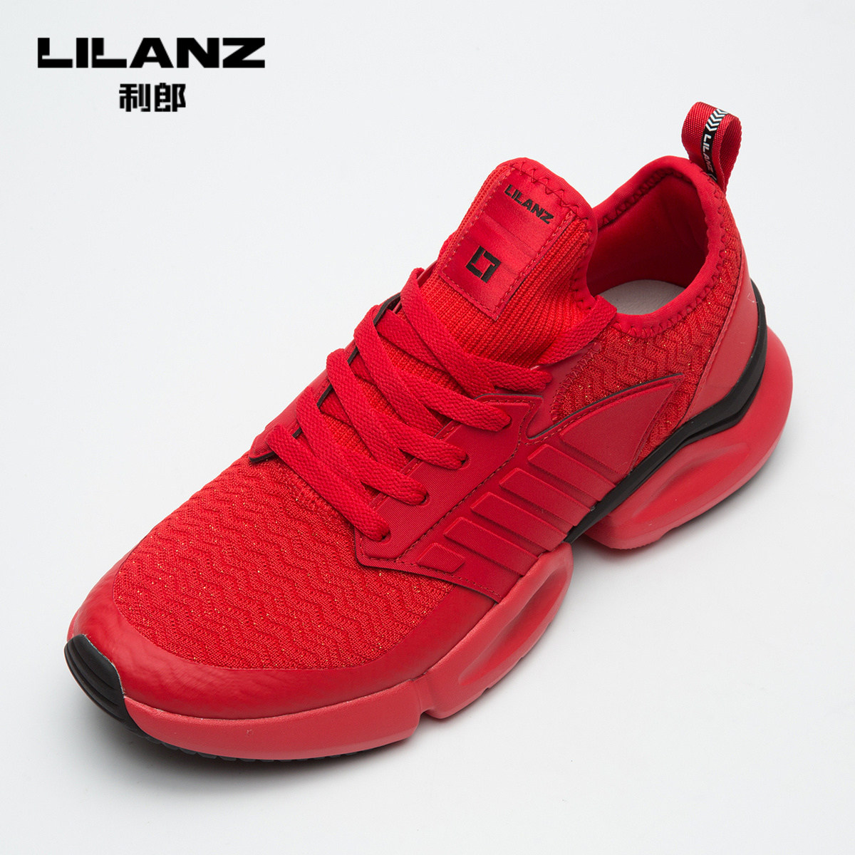 休闲鞋利郎官方织物板鞋潮流脚蹬平跟时尚休闲鞋