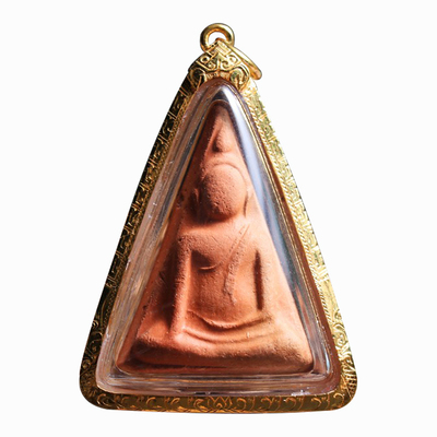 泰国佛牌 南帕亚 2514年老牌 带鉴定卡 纯金壳项链吊坠活动中在售价