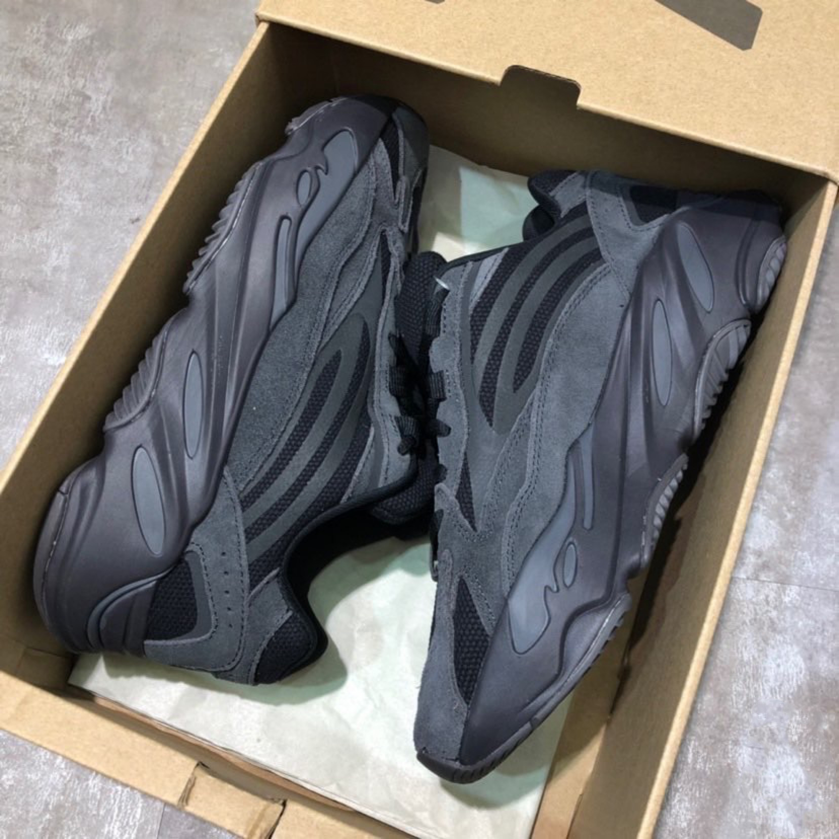 椰子鞋女700v2黑武士莆田正品官网真爆灰白老爹时尚休闲鞋