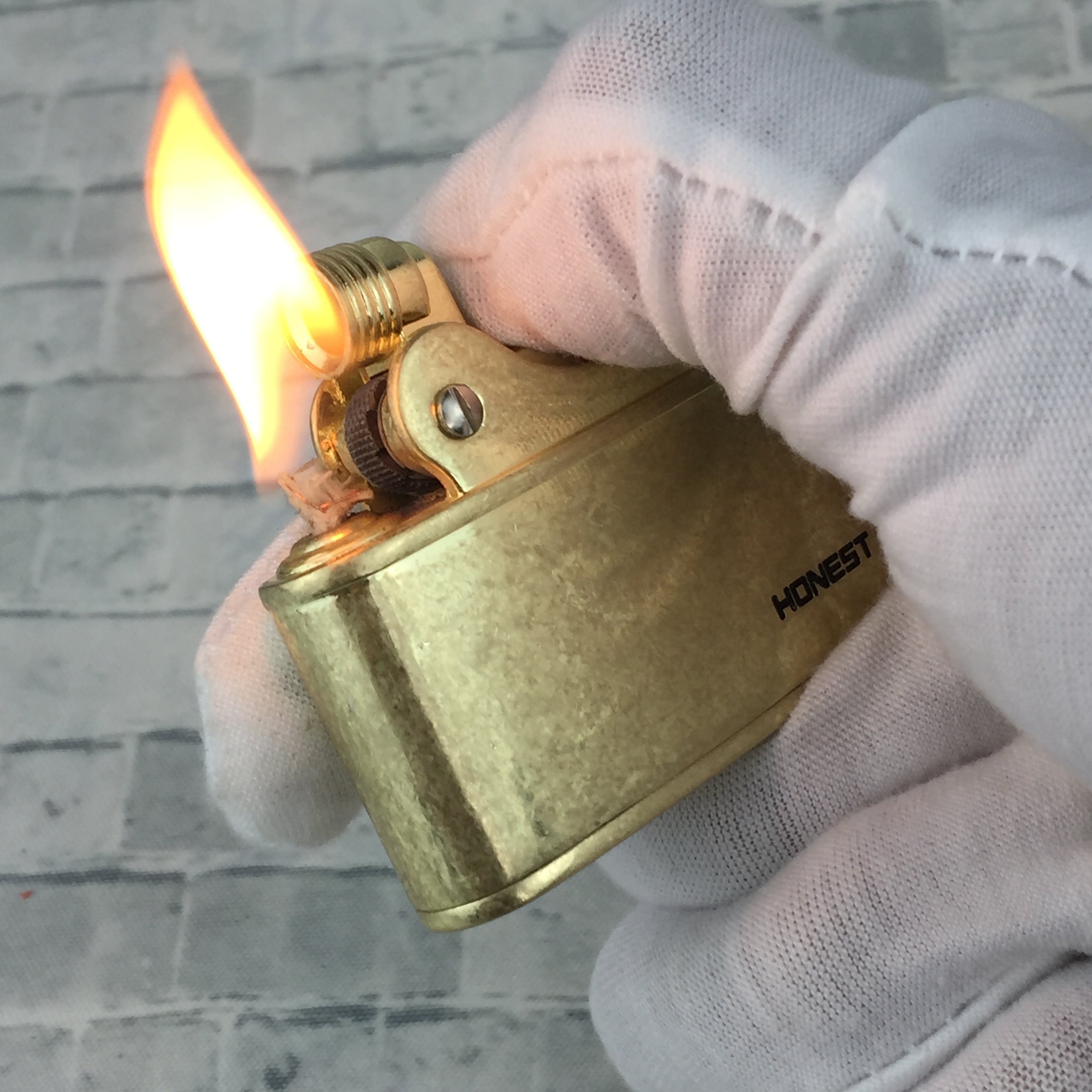 百诚煤油打火机海鹰老式复古怀旧砂轮磕头机抖音煤油打火机