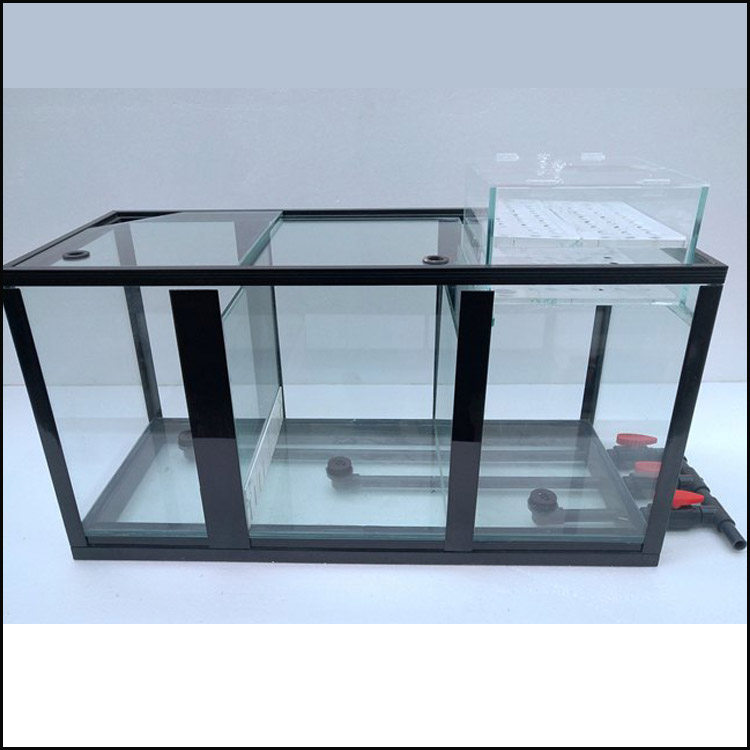 鱼缸过滤超白强排底滤缸底缸排水系统金鱼缸换水过滤设备