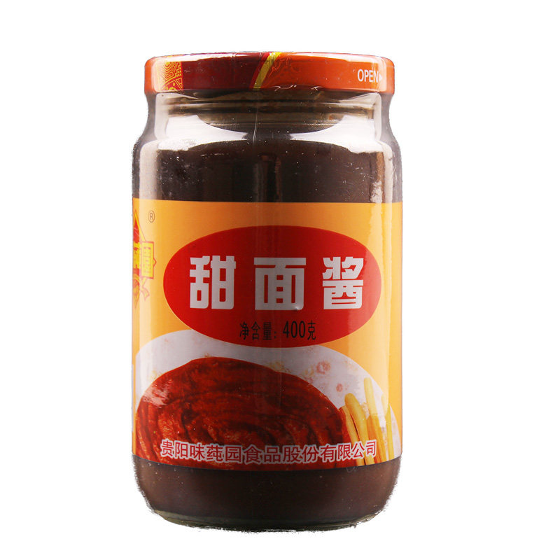 贵州特产贵阳味莼园调味品甜面酱400g可调调味蘸水酱类调料