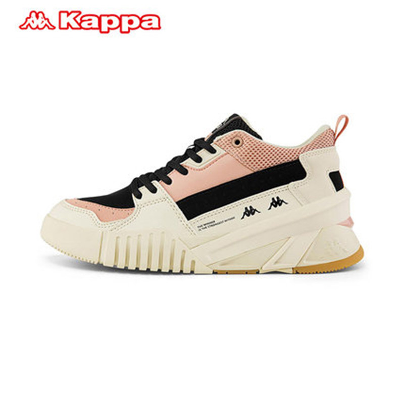 kappa卡帕背靠背新品女鞋厚底低帮老爹复古跑鞋跑步鞋