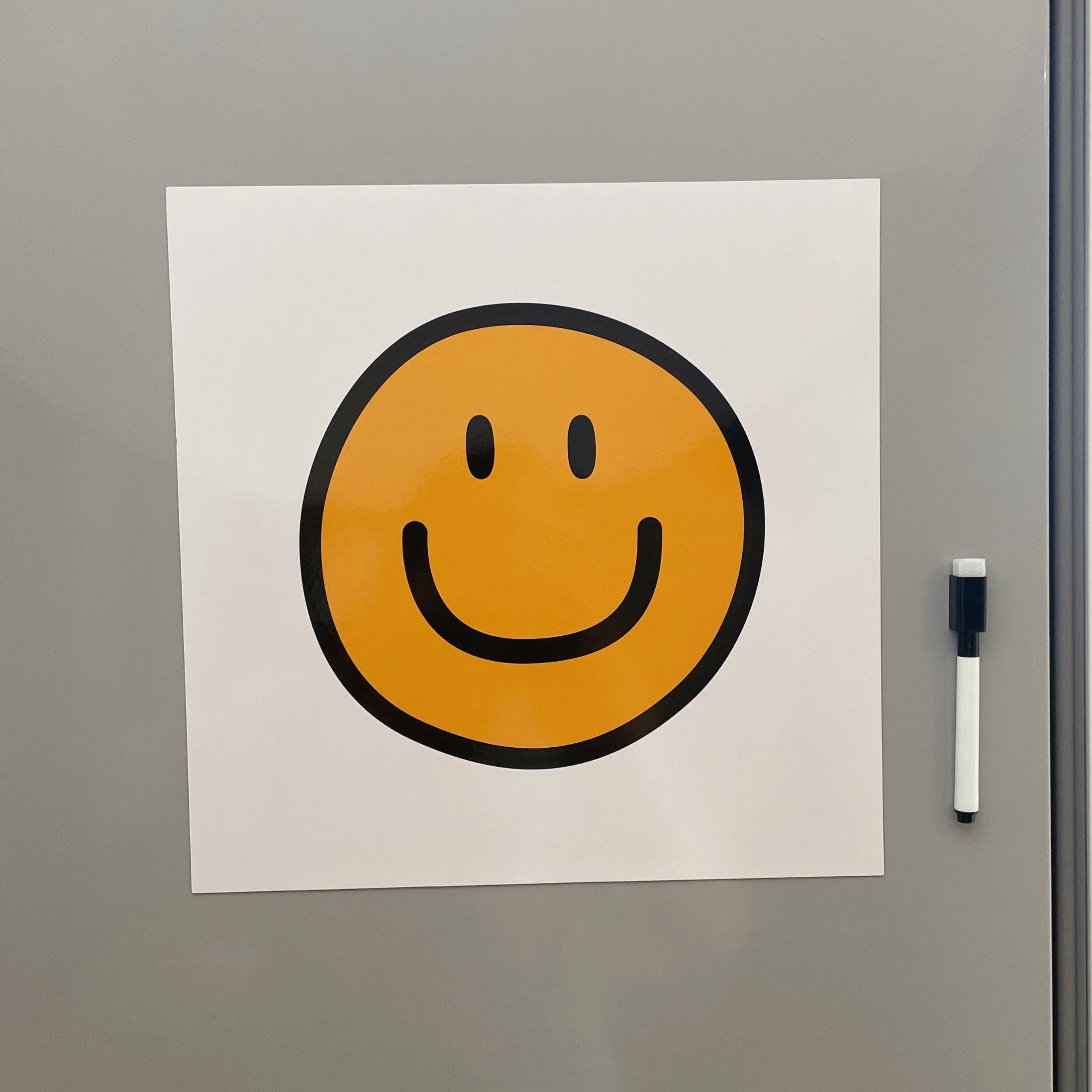 韩国ins手绘笑脸装饰画磁性表情留言板软磁装饰文化创意冰箱贴