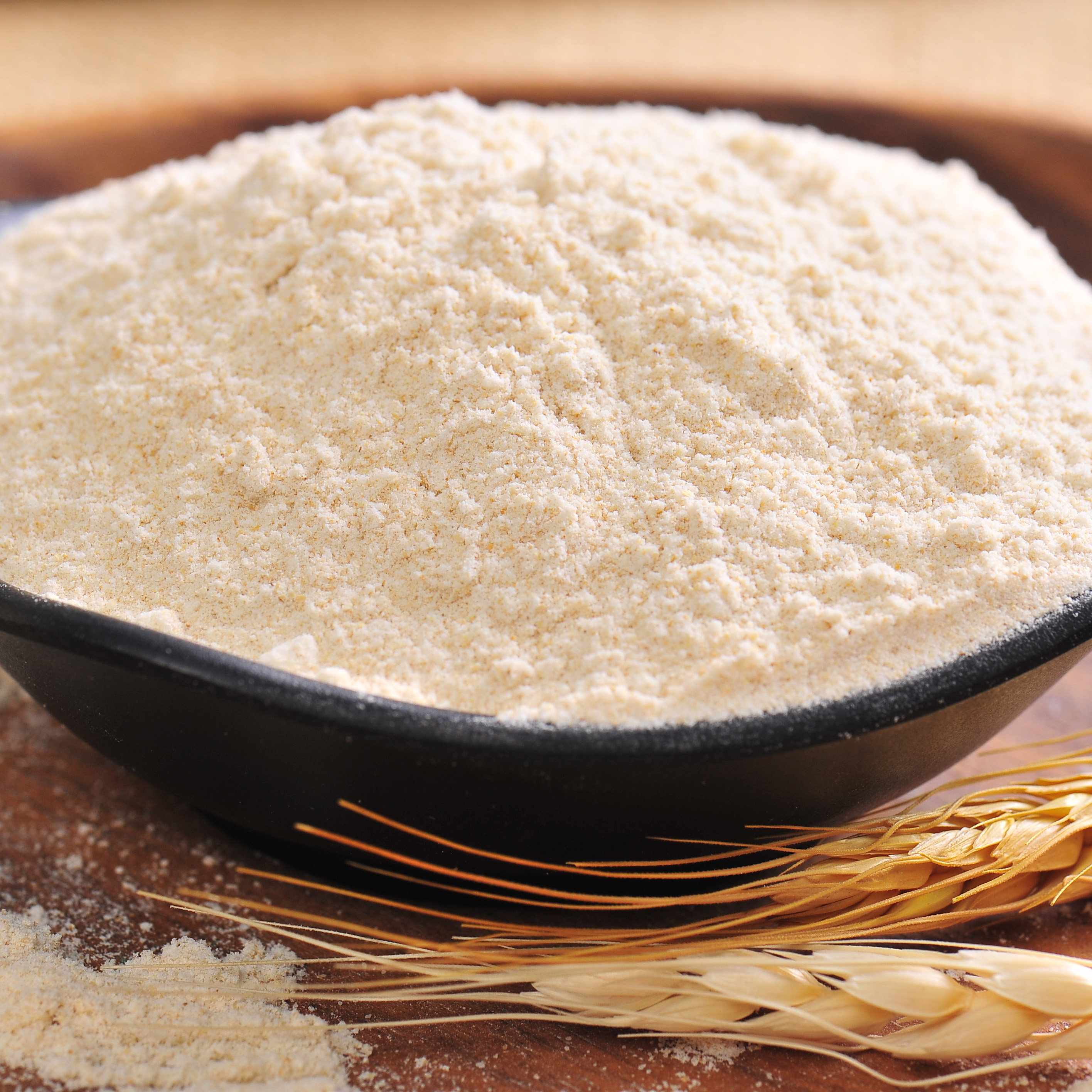 面粉舌尖上的太行5斤全麦农家石磨全麦粉麦麸面粉