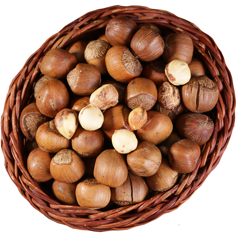 榛子东北特产铁岭新货手拍开口无添加薄皮野生榛子