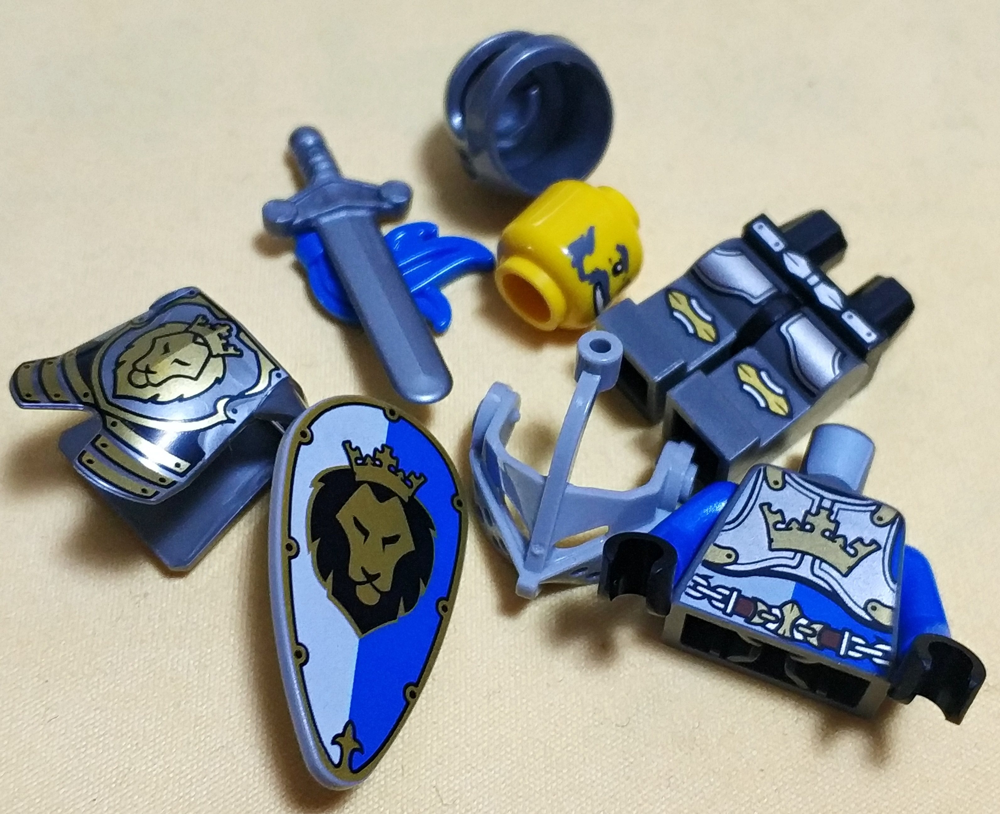 legocas532乐高城堡蓝狮骑士70404塑料拼装积木塑料积木