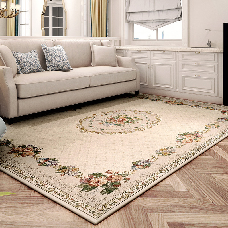 地毯欧式客厅满铺沙发茶几卧室房间床边编织地毯
