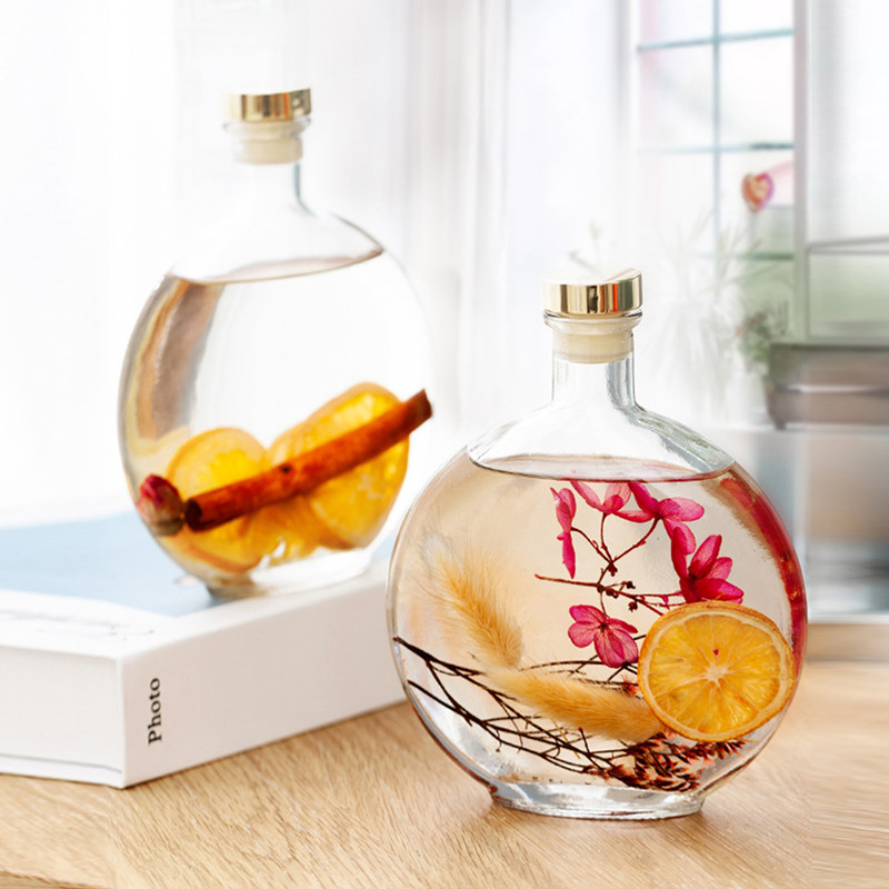 圆瓶水中花除臭芳香无火香薰房间卫生间空气清新香水香熏香料