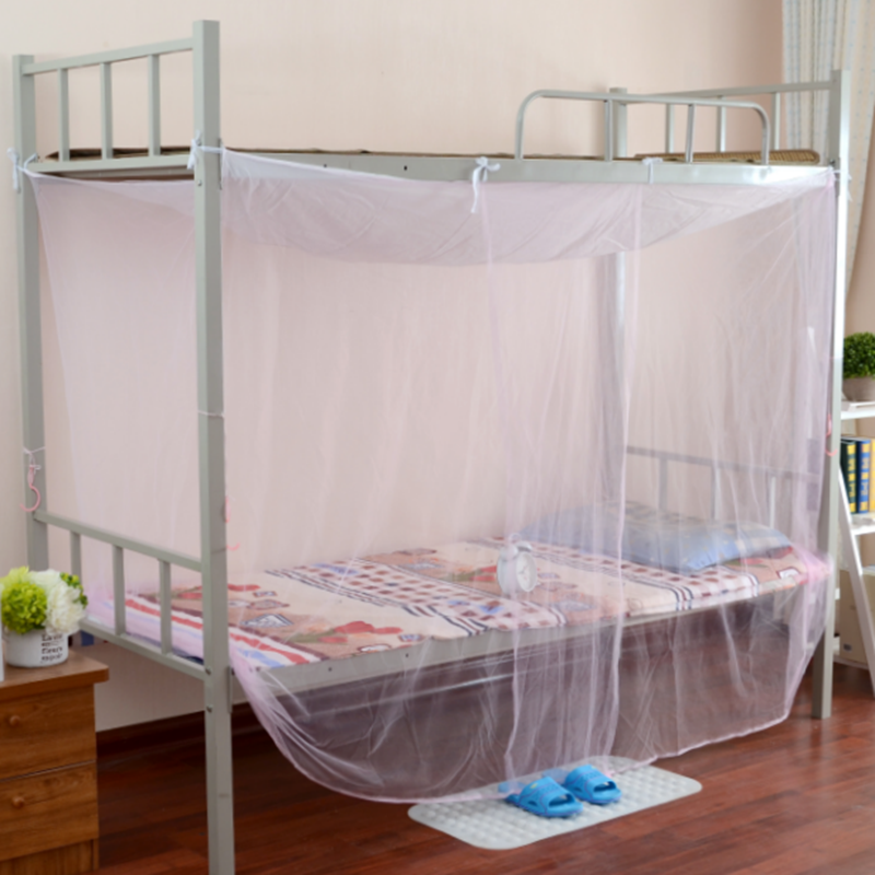 学生宿舍蚊帐09m寝室10m单人一体式下铺通用蚊帐