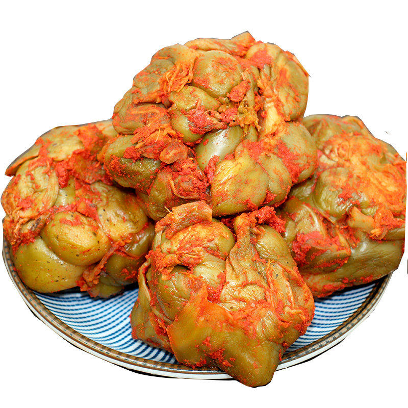 宁波特产余姚五香风干榨菜整棵榨菜头榨菜芯酱菜咸菜下饭菜500g