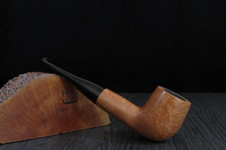 丹麦牛头bjbjarne进口石楠木烟斗老式过滤直式斗送配件