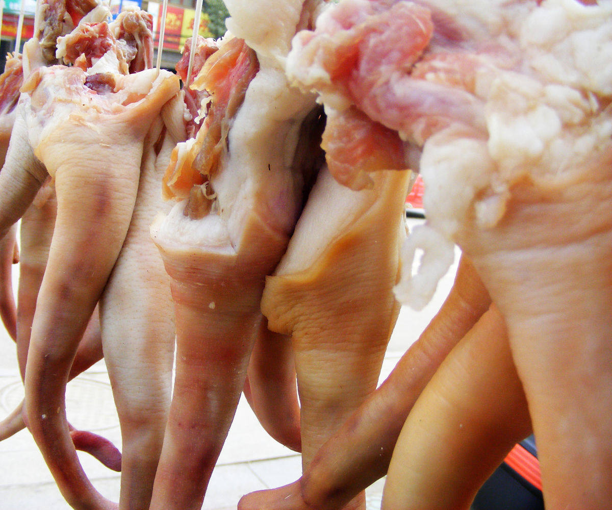 农家现杀鲜猪尾工艺腌制自然凉晒年货发放福利佳品咸猪尾巴 500克