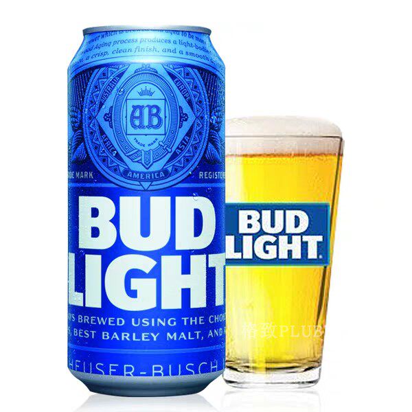 蓝百威啤酒 整箱24听装500ml英国原装进口蓝色百威啤酒布德维包邮