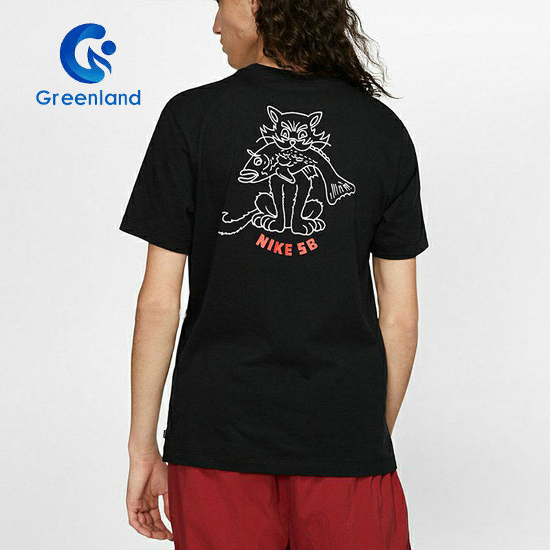 nike耐克sb男子运动休闲印花圆领短袖夏季纯棉运动t恤