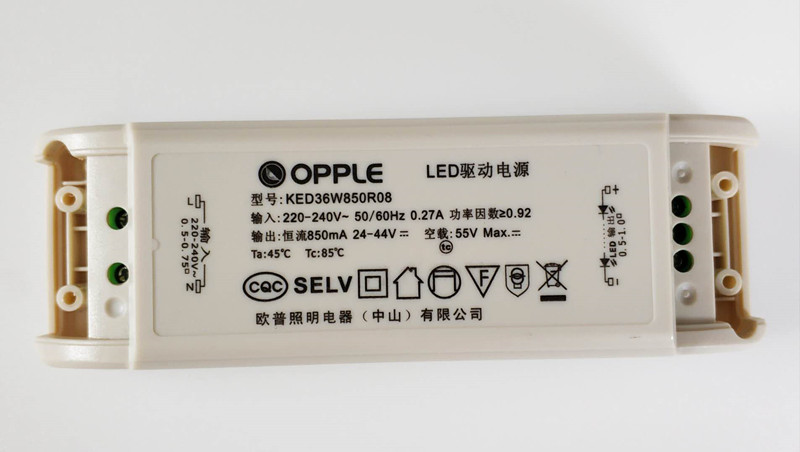 欧普led控制装置opl4010gby驱动器ked36w850r维修替换36w850maled驱动
