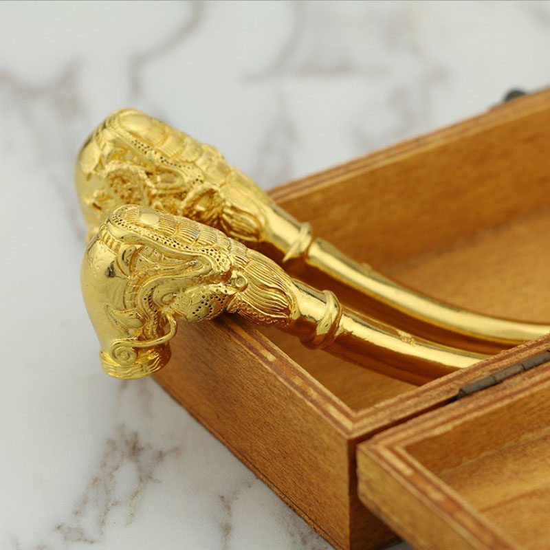 镀金两用龙凤烟斗烟斗