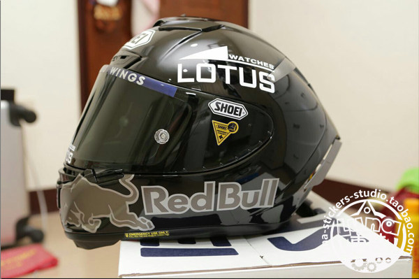luna车贴motogpshoei马奎斯奎斯头盔装饰反光贴纸贴纸