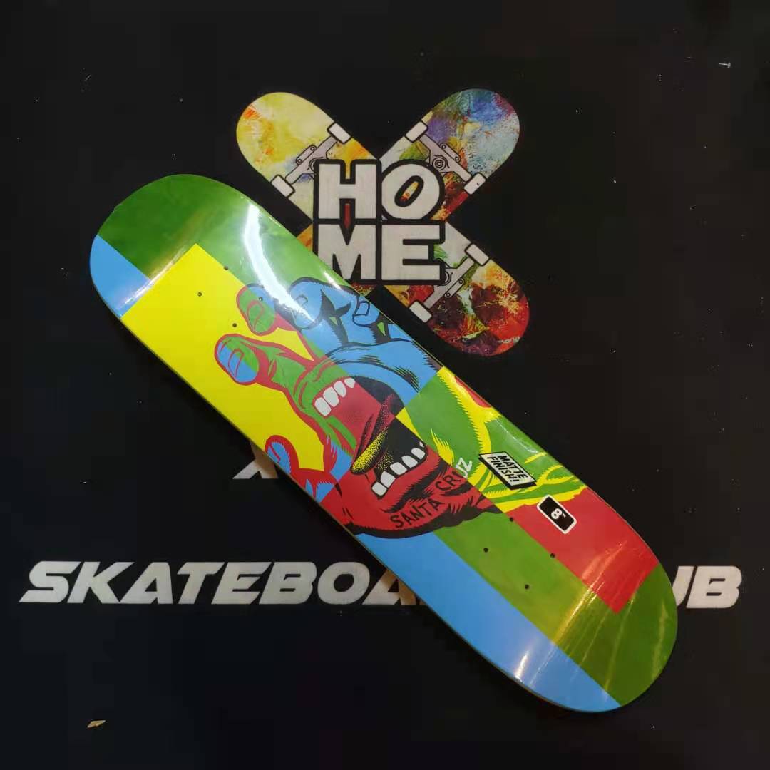 xhome美国进口santacruz鬼手专业滑板板面海绵宝宝滑板