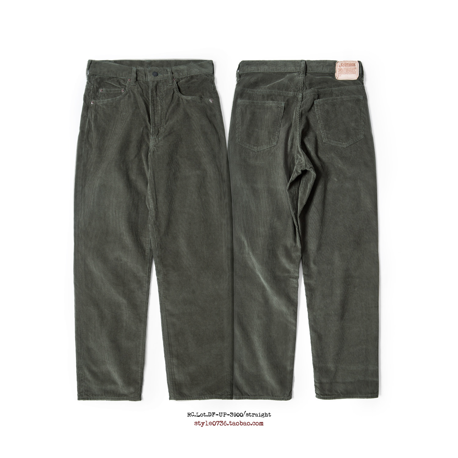 赤芸 l Daaifau支线 日本定制面料 秋冬经典直筒5袋裤 DF-UP-3900