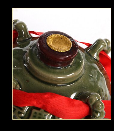 黄酒襄阳特产枣阳鹿头鹿牌地封糯米酒坛1350ml料酒