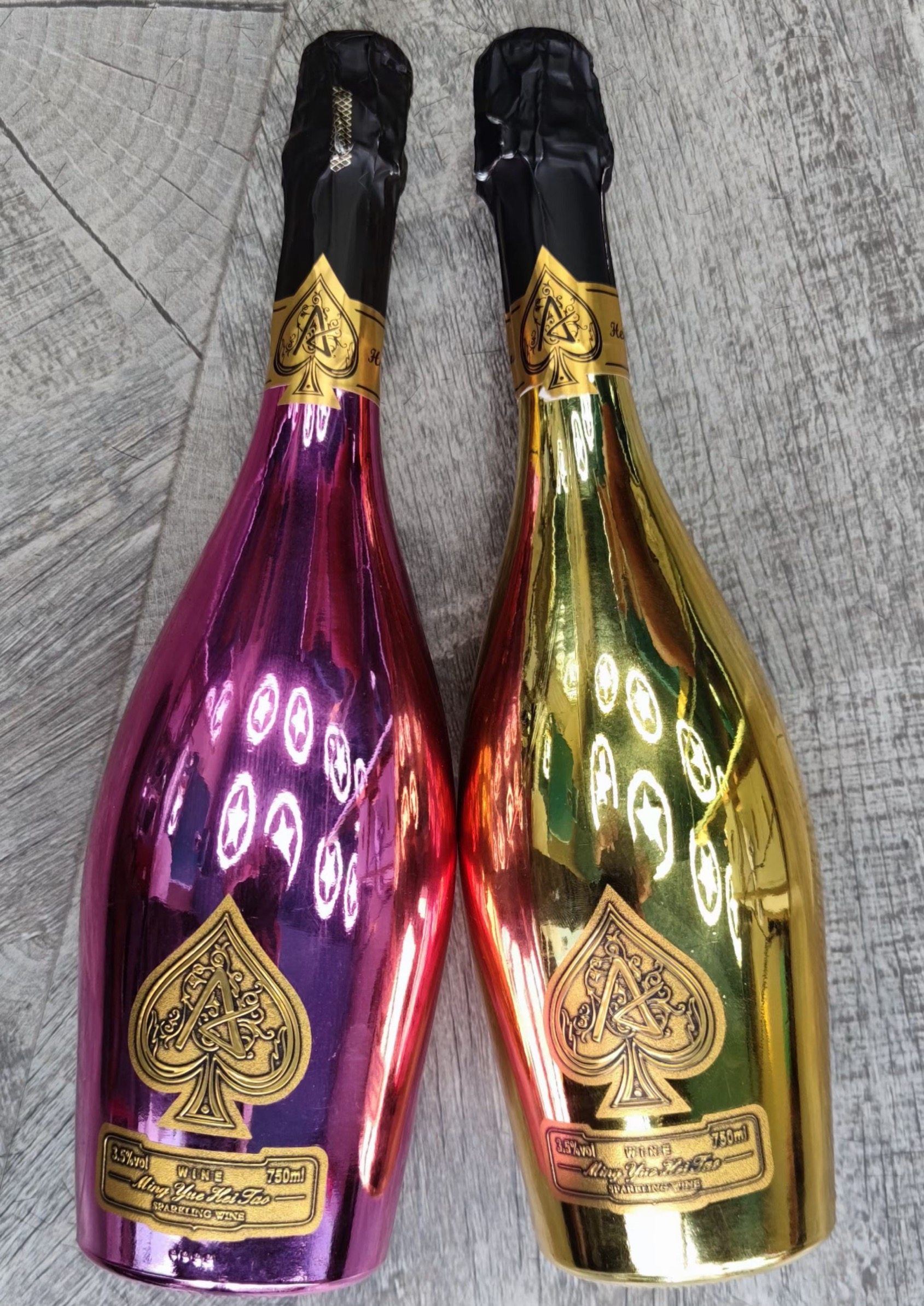 冰封起泡夜店香槟黄金神龙酒神国产黑桃爆款起泡及香槟葡萄酒