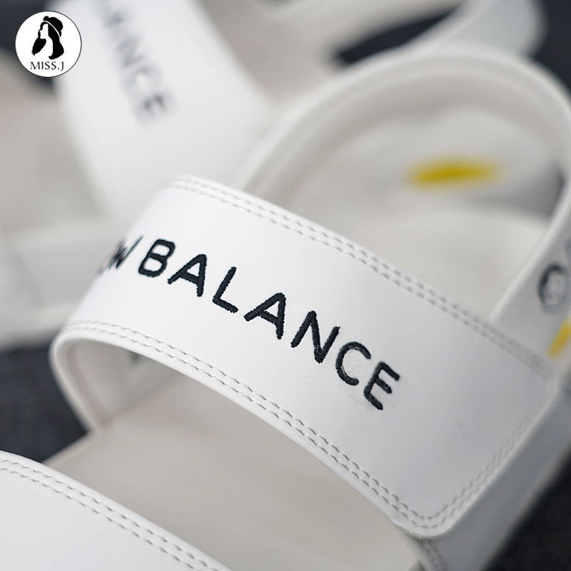 newbalancenb联名小人人头白色夏季女款魔术运动沙滩鞋