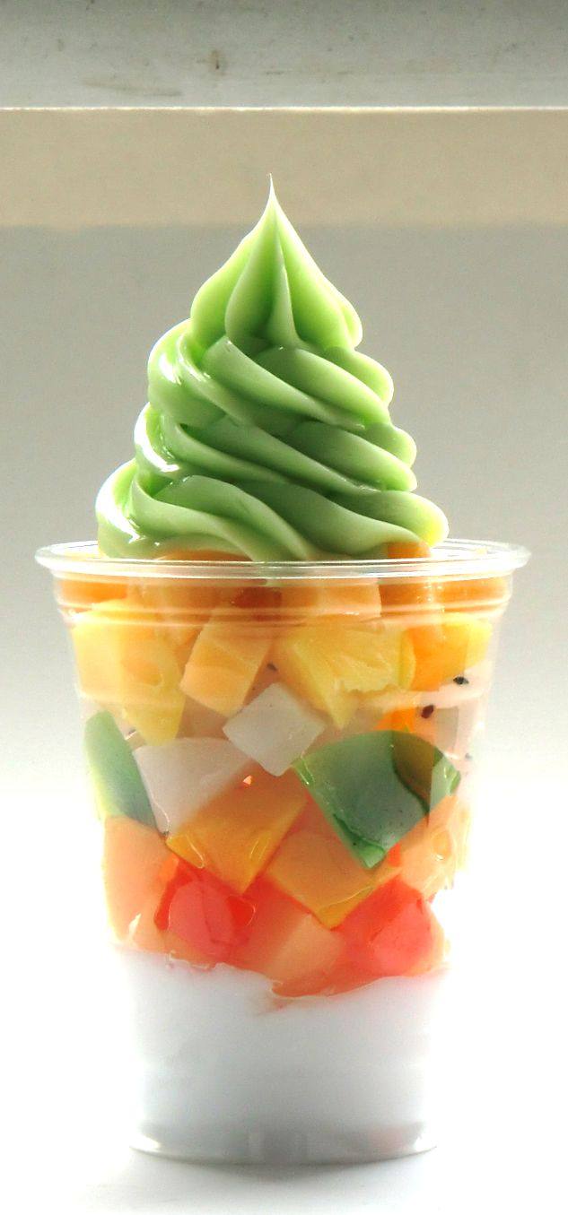 仿真食品水果圣代冰激凌冰淇淋饮料模型店铺样板房仿真水果