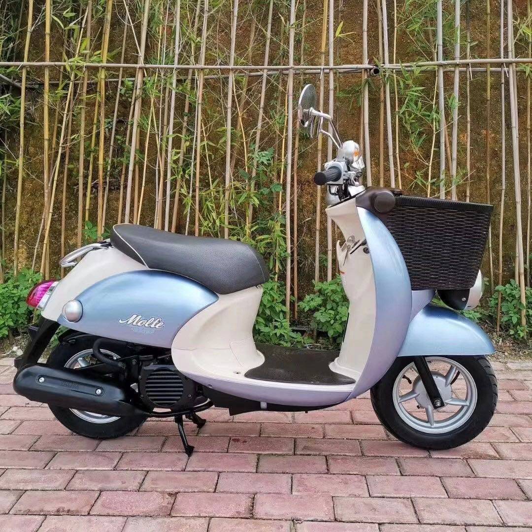 日本原装进口雅马哈踏板水冷电喷男女代步小龟菜篮子摩托车整车