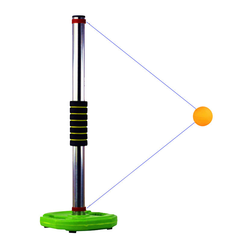 练球训练器hotop乒乓球器训发球机自练万向回旋便携乒乓球成品拍