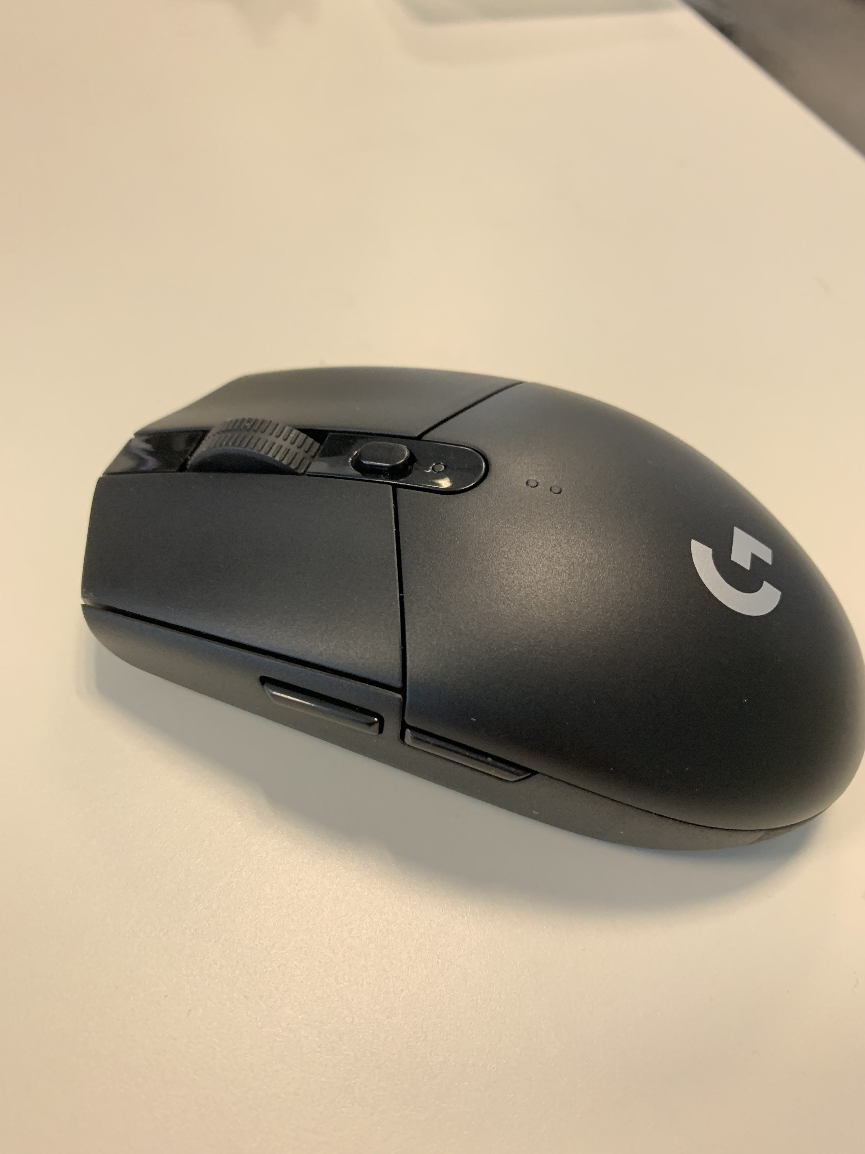 罗技g304无线鼠标机械电竞游戏电脑绝地求生lol宏luoji/光电蓝色【聚