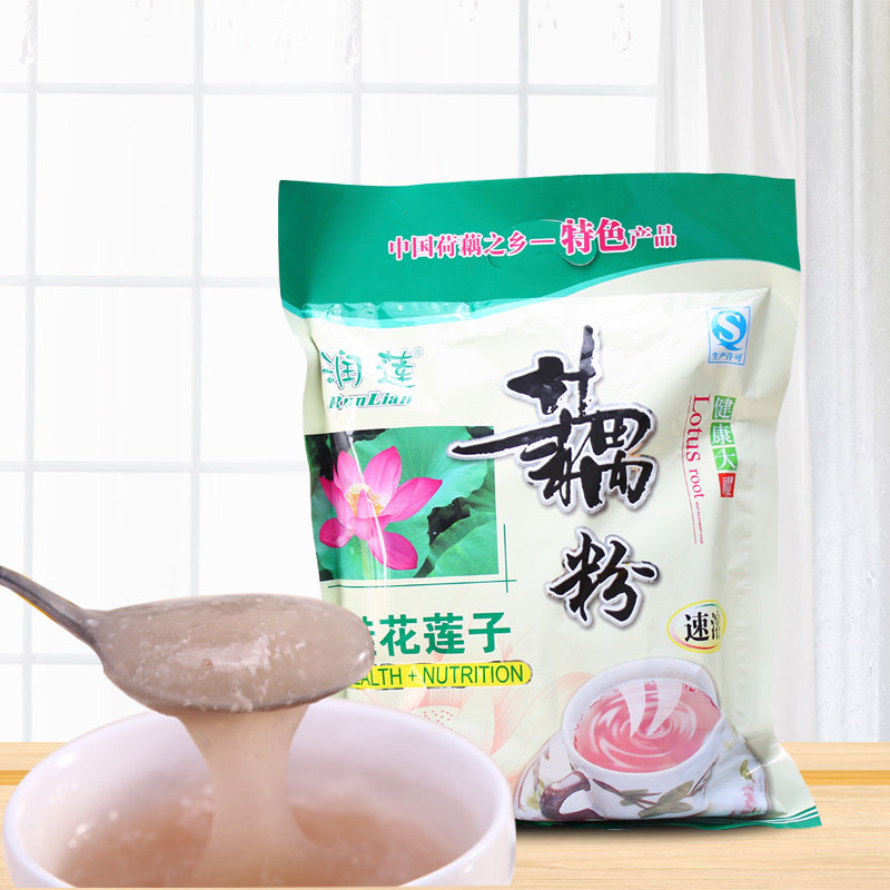 藕粉润莲600g袋装扬州宝应特产蔗糖藕粉
