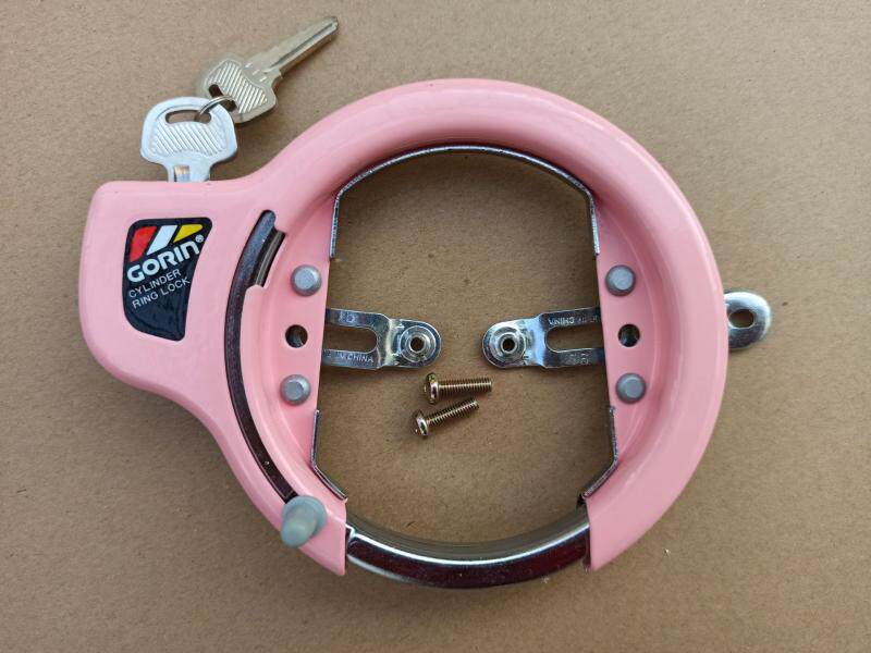 自行车马蹄日本自行车锁gorin大号钢制铁皮自行车锁
