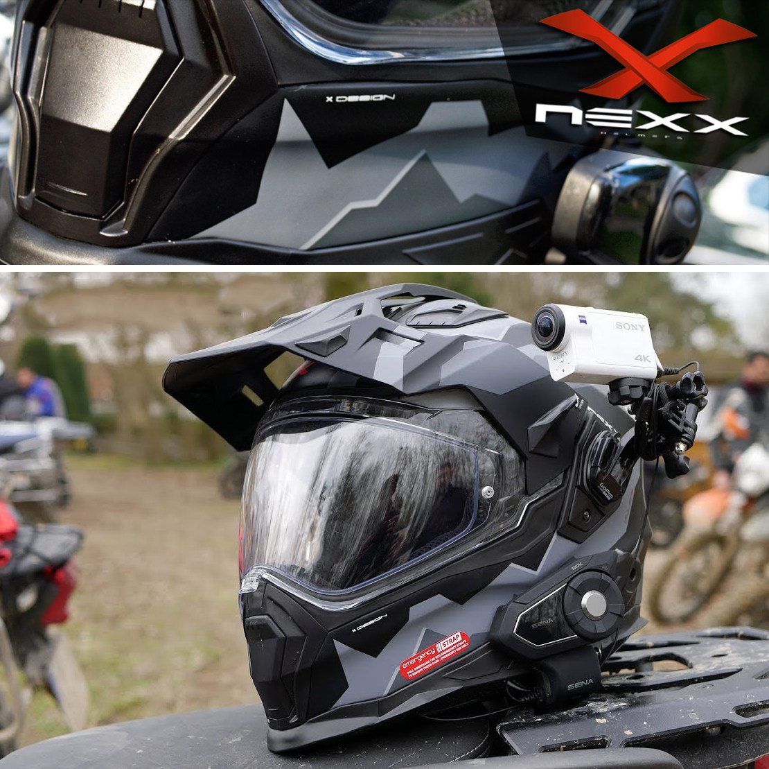 头盔葡萄牙nexx新款wed2拉力碳纤维越野宝马adv摩托车头盔